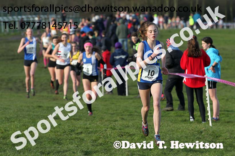 Under-17 womens Northern Cross Country  Championships, Pontefract. Photo: David T. Hewitson/Sports for All Pics